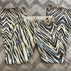 FREE PEOPLE Zebra Flare Pant